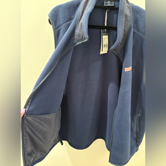 Men's Vinyard Vines XL Harbor Vest- Navy Blue. Brand new with tags - Picture 6 of 8